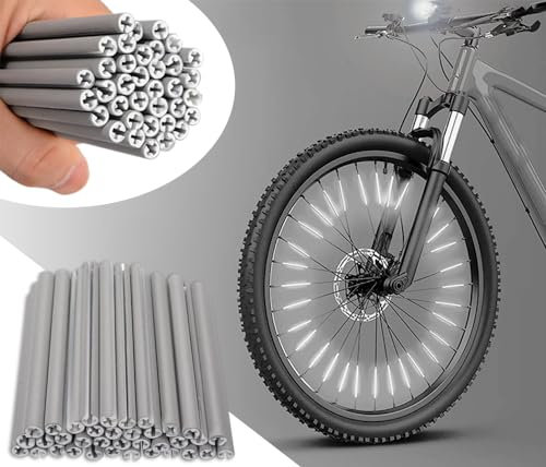 KINDOYO Speichenreflektoren 72 Stück - Speichenreflektor Fahrrad, 360°Reflektoren Fahrrad Sichtbarkeit Reflektoren, Fahrrad Zubehör, Katzenaugen Reflektoren, Fahrradspeichen