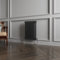 Huibathroom 600x425mm Black Cast Iron Horizontal Double Column Traditional Central Heating Radiators