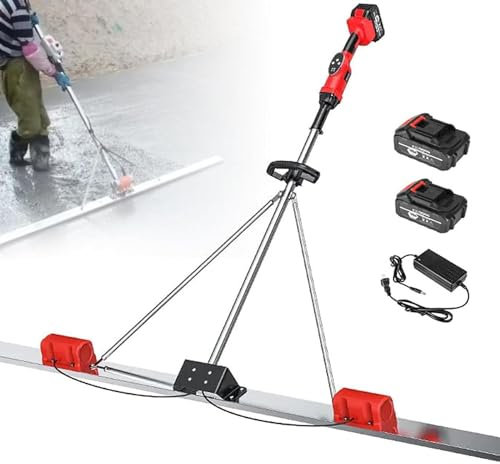 Strumento per la lavorazione del massetto in calcestruzzo,kit vibrante per massetto in calcestruzzo,macchina vibrante per massetto in calcestruzzo regolabile a 9 marce,massetto elettrico senza fili