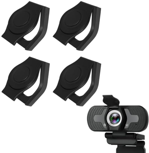 LEEQBCR Copertura webcam USB 4pcs, copertura webcam privacy, forte copertura adesiva della lente protettiva, proteggere la privacy e la sicurezza della webcam HD