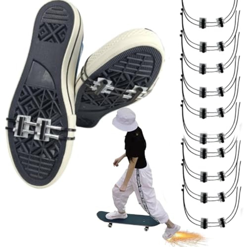 Lot de 10 patins à friction pour vélo, moto, vélo, nouveaux accessoires de skateboard, étincelles de frein à pied, curseur de pression pour pied (10 pièces)