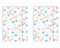 Friendly Fox DIN A4 Sammelmappen Herzen 2x Schulmappe Kinder, Postmappe A4 Schule mit Gummizug, bunte Hausaufgabenmappe Kinder Schule