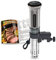 KitchenBoss Sous Vide Roner Cucina a Bassa Temperatura Slow Cooker Circolatore Termico Professionale IPX7 impermeabile,Timer con Touch Screen, Argento