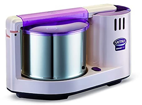 Ultra Grind+ Gold 2 Liter Table Top Wet Grinder with Atta Kneader, 110 Volt- Purple color