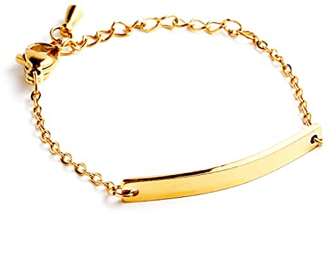 Petite Boutique Children's Bracelet Gold Plated Adjustable Hypoallergenic Kids Fashion Jewelry