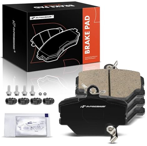 A-Premium Front Ceramic Brake Pads Set Compatible with Smart Fortwo 2005-2015, 4-Pack