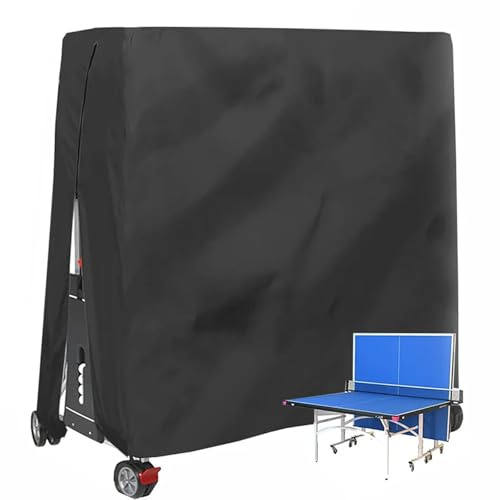 NEWFUN Housse Table de Ping Pong, Housse Table Ping Pong, Bache Table Ping Pong, Bache Table de Ping Pong Exterieur, Convient aux Tables de Ping-Pong d'extérieur et d'intérieur, 165 * 70 * 185 CM