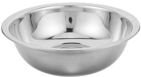 Veemoon Bain de Pieds en Acier Inoxydable 36 Cm Bassine de Trempage Pieds Solide et Stable Bac Multifonctionnel pour Spa Salon et Usage Domestique Seau de Lavage Polyvalent