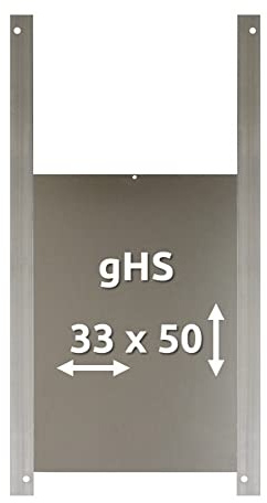 AXT-Electronic gHS-Set – Alu-Gänseklappe, Größe L, inkl. Marderschutzschiene, Verbinder