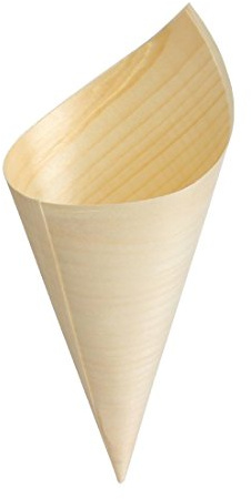 Fiesta Green Poplar Wooden Cone - 170mm (Pack 100)