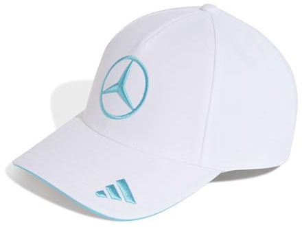 adidas Unisex Mercedes - AMG Petronas Formula 1 Team George Russell Cap, White, XS-S