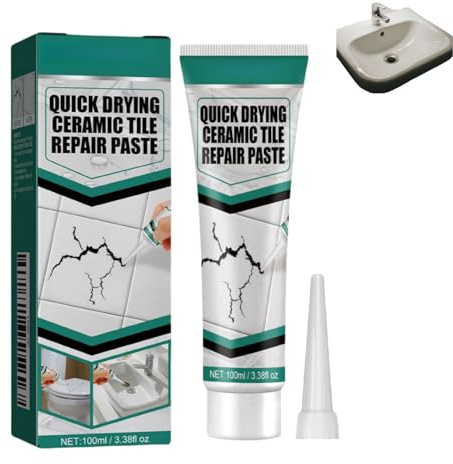 Granite Polish,Stone Maintenance Polishing Wax,Granite/Quartz Worktop Cleaner,Marble Cleaner,Waterproof Protector,Anti-Stain Formula,Stone Polishing Care Wax,Quick Drying Ceramic Tile Repair Paste,85g