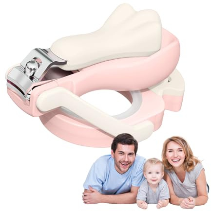 Coupe-Ongles Bébé,Ciseaux à Ongles de Pieds - Outil Pliable pour Ongles avec Loupe Grossissante et Éclairage LED pour Adultes Personnes Âgées et Bébé