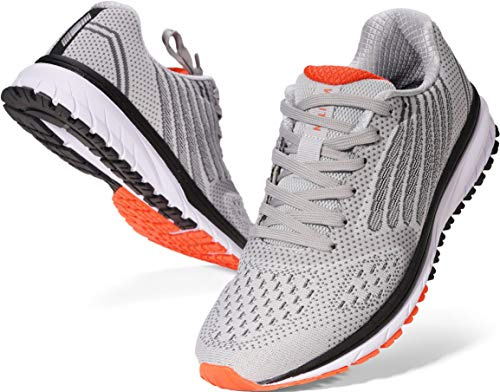 Joomra Whitin Men's Running Shoes Size 10 Grey Supportive Athletic Sneakers