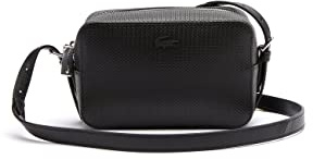 Lacoste Damen Umhängetasche CROSSOVER BAG, Handtasche,Schultertasche,cross-body,SCHWARZ (000),Einheitsgröße (One Size)