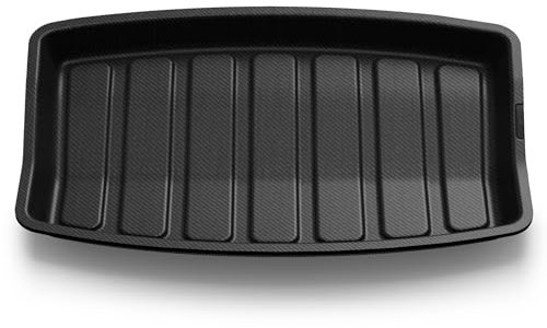 Spigen Tesla Model 3 Highland 2024 Alfombrilla de Almacenamiento para Maletero Trasero, Forro de Maletero, Alfombrillas para Todo Tipo de Clima, Diseñadas para Accesorios Modelo 3 - Carbono