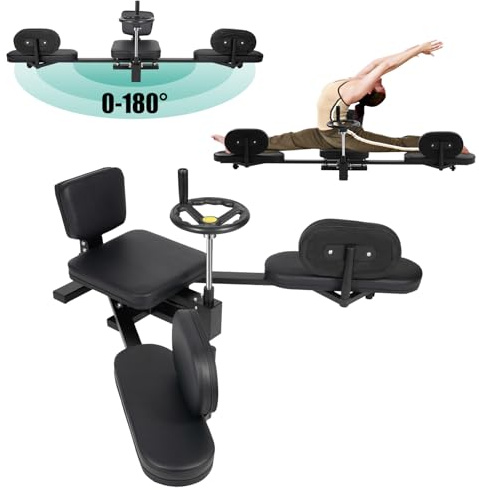 KEESUNG Écarteur de jambe mécanique pour écarteurs de jambes - Avec manivelle rotative - Angle d'étirement de 200 ° - Professionnel - Pour la maison - Pour le ballet, le yoga, la danse, les arts