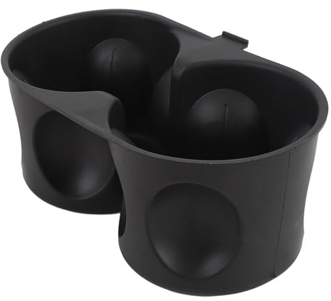 POCREATION Console Cup Holder Insert Liner 68312236AC for Pacifica 2017-2024, for Voyager 2020-2024, Check OE Part Number Before Purchasing