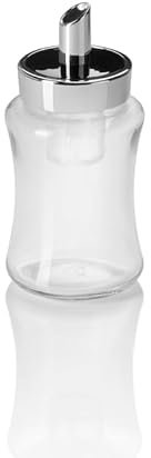 Distributeur de sucre avec doseur, 220 ml, Ø 7,5 cm, plastique, verre