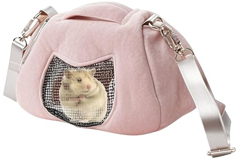 Hamstertransportbur Tvättbar, andningsbar och portabel transportväska för