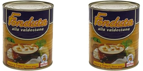 Fonduta alla Valdostana con fontina DOP 2 lattine da 400g Valle d'Aosta