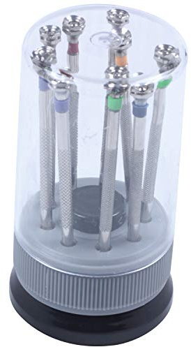 Vocdikficy 9 0,8 Mm-2,0 Mm Klocka Skruvmejsel Skruvmejselsats Reparationsverktyg Set för Klockor Glas