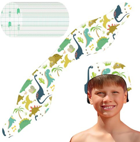 YOFDAL Diadema de natación infantil, Protección auditiva, Diadema para niños de neopreno conpegatinas de orejas