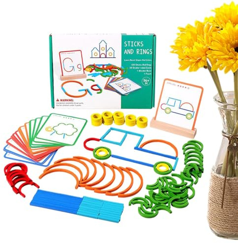 Palos inteligentes para los | Juego de pensamiento educativo | Juguetes de entrenamiento de pensamiento lógico para niños y niñas, estudiantes de primaria, aula, escuela en casa, fiestas en f
