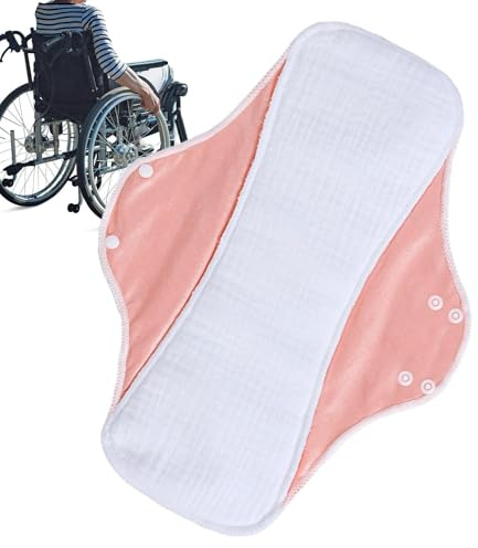 Menstruationsbinda för Kvinnor Läckagesäker Återanvändbar Absorberande Duk | Bomullstyg Mensskydd För Graviditet Åldre Tonåringar