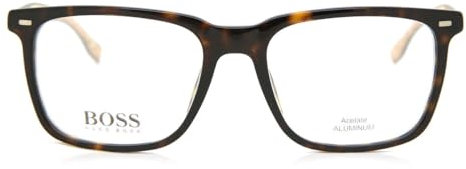 HUGO BOSS BOSS 0884 0R6 HAVANA MATT DARK RUTHENIUM 53/18/145 Herren Brillen