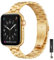 GEARYOU Metall Armband Kompatibel mit Apple Watch Armband 40mm 38mm 41mm 42mm (Series 10),Slim Edelstahlarmband Kompatibel mit iWatch Serie 10/9/8/7/6/5/4/3/2/1, SE (38mm 40mm 41mm Golden)