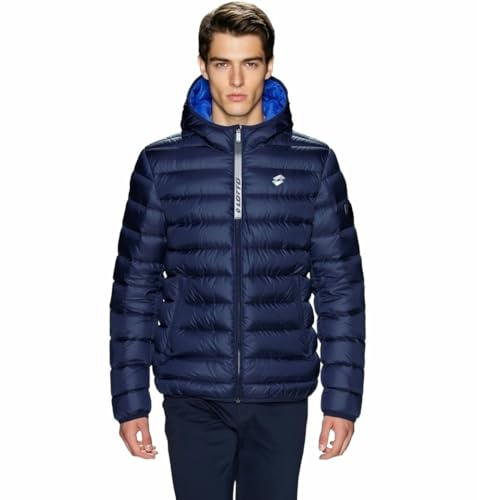 Lotto Piumino Uomo Invernale - Trapuntato - Giubbotto Uomo 110 Grammi 4 Stagioni Imbottito - Giacca Invernale (149150 Blu, S)