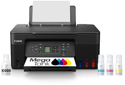 Canon MegaTank G3270 All-in-One Wireless Inkjet Printer, Home Use, Print, Scan and Copy