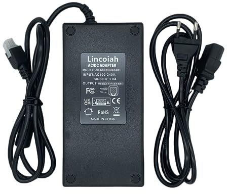 LINCOIAH Netzteil AC/DC Adapter kompatibel mit Boost Kit 180 (8nm) CSL DD/Gran Turismo DD Pro Endor6200-2400750p Endor6200-207050