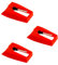 5 Pièces Aiguille Tourne Disque, Tourne Disque Saphir Platine Vinyle Longue Durée Diamant Platine Vinyle pour Tourne Disque en Vinyle (Rouge)
