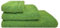 Acomoda Textil – Juego 3 Toallas de Baño 100 Algodón. Pack 3 Toalla Rizo con Cenefa 450 gr/m2, Toallas de Ducha, Lavado y Bidet Absorbente y Suave Pasa Aseo y Gimnasio. (Verde)