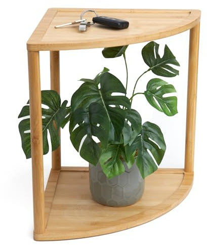 Velvet183 Bamboo Wooden Plant Stand – Indoor Display Rack for Plant Pots – Easy Assembly, Natural Finish – Limited Stock