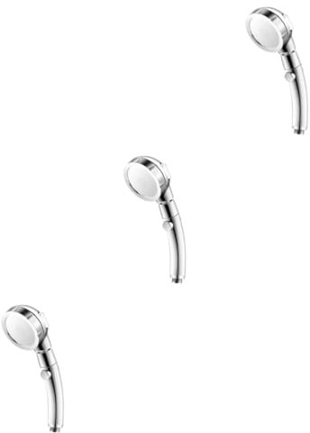 Housoutil 3St druckerhöhender duschkopf kloben verstellbar hydropresse duschköpfe Langlebig brause duschkopf verstellbarer Duschkopf Handbrause Duschkopf Sprinkler Druckbrausedüse Silver