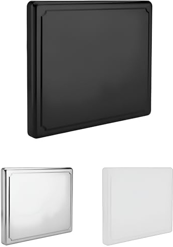 HOMELAY Couvre plaque de cuisson gaz, inducción y vitroceramica. 52,5 x 60,5 x 5,5 cm. Couleur : noir. Protege plaque de cuisson gaz. Nettoyage facile. Résistance maximale. Fabriqué en Espagne.