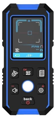 Rilevatore Tubi e Cavi Elettrici, Rilevatore di metalli con display LCD da parete, rileva, legno, cavi sotto tensione CA, rame, rilevatore montanti multifunzione