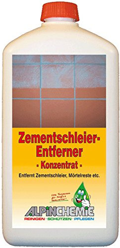 Alpin-Chemie - Zementschleierentferner für Fliesen, Feinsteinzeug, Naturstein, Granit, 1 Liter
