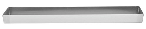 HUBERT Food Merchandising Pans with Tapered Corners Stainless Steel Deli Display Pan - 30 L x 6 W x 2 D