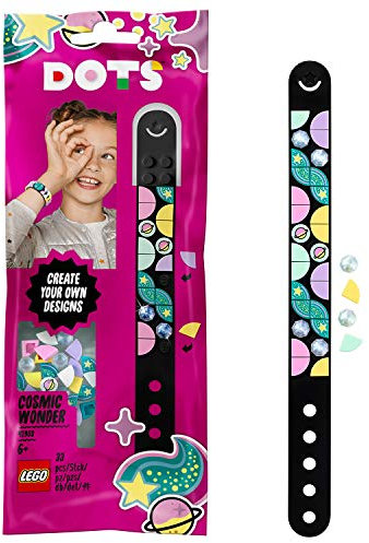 LEGO 41903 DOTS Cosmic Wonder Bracelet DIY Jewellery Beads Set, Art and Craft for Kids