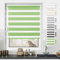Doppelrollo Klemmfix ohne Bohren Rollos für Fenster ohne Bohren mit Bohren Grün B100 x H120cm -Stoffbreite 96cm Rollo Fensterrollo Klemmrollos Fensterrollo innen lichtdurchlässig & verdunkelnd