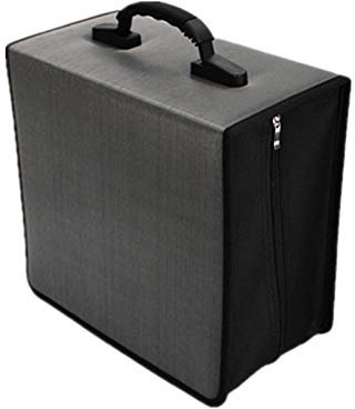 Penlonda CD/DVD Case Holder Organizer Wallet Sleeves Booklet Binder,Storage 400 Capacity Disc(Gray)