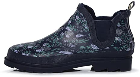Regatta Womens/Ladies Harper Floral Galoshes (7) (Navy)