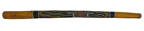 Didgeridoo digeridù Strumento a fiato aborigeni australiani NON SINTETICO BAMBU
