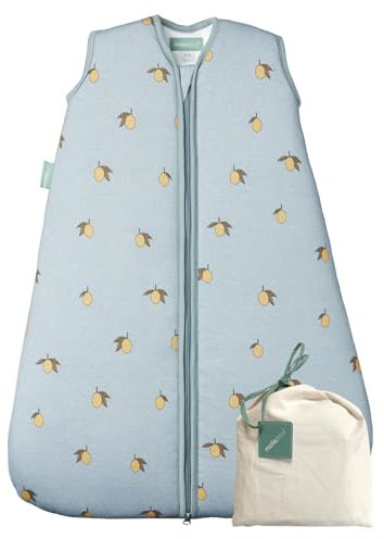 molis&co - Baby Schlafsack 2.5 TOG - Ganzjahres Schlafsack - Babyschlafsack Neugeborene - 100% Baumwolle (Oeko-TEX 100), ärmellos Winterschlafsack wattiert - Premium Qualität - Colima (85 cm)