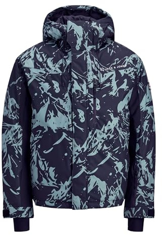 JACK & JONES Jjalpes skidjacka Aw25, mineralblå, l, Mineralblå, L
