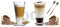 Ever Rich ® 300ML Latte Glass Tea Coffee Cup Mug (Compatible with TASSIMO & Dolce Gusto) (2 Pack 300ML + Spoons)